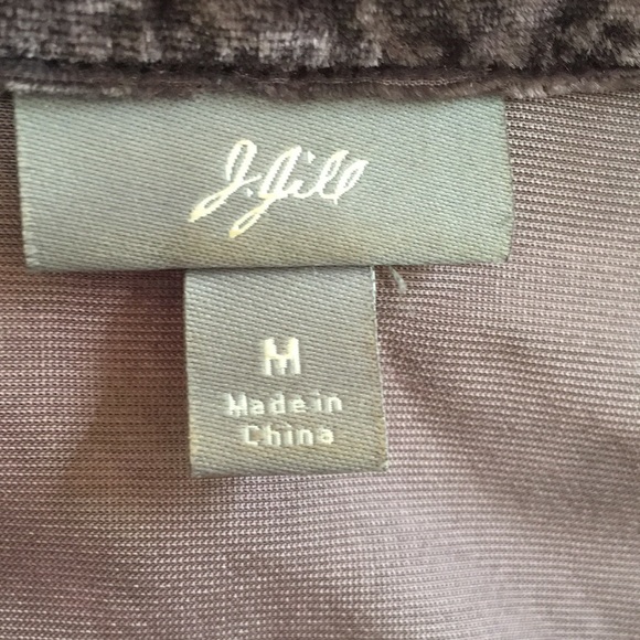 J. Jill Crushed Velvet Top - Picture 7 of 9